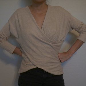 WHBM Wrap Around Sweater With Tie